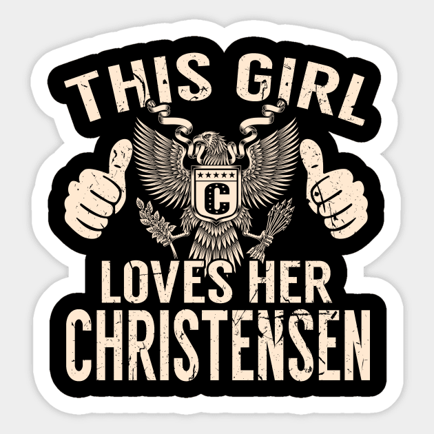 CHRISTENSEN Sticker by Jeffrey19988